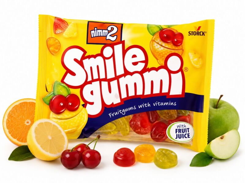 nimm2 Smilegummi Želé s ovocnou příchutí a vitaminy 100g